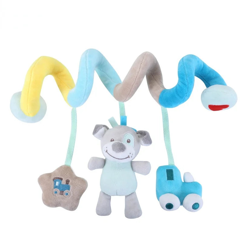 Soft Infant Crib Bed Stroller Toy Spiral Baby Toy for Newborn Gift Car Seat Educational Rattles Baby Towel Bebe Toys 0-12 Months