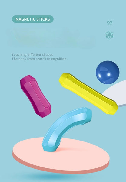 Hundred variations of magnetic rods early education building blocks assembly children's intellectual development assembled toys