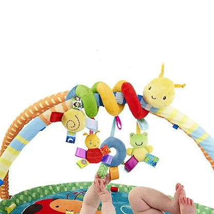 Soft Infant Crib Bed Stroller Toy Spiral Baby Toy for Newborn Gift Car Seat Educational Rattles Baby Towel Bebe Toys 0-12 Months