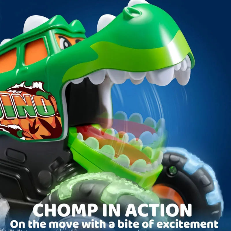 New kid's rC press illuminated toy car Monster Truck Destruction  Inertial sliding light Anti fall and impact resistant kid gift