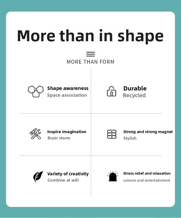 Hundred variations of magnetic rods early education building blocks assembly children's intellectual development assembled toys