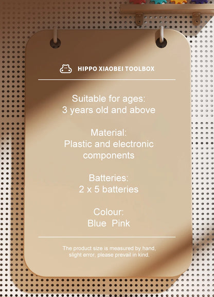 Children's Toolbox Puzzle Assembly Toys Simulation Electric Drill Screw Removal Multi-Functional Education Toys for Boys Girls