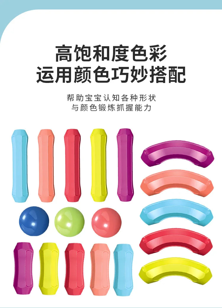 Hundred variations of magnetic rods early education building blocks assembly children's intellectual development assembled toys