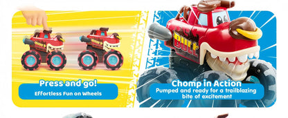 New kid's rC press illuminated toy car Monster Truck Destruction  Inertial sliding light Anti fall and impact resistant kid gift