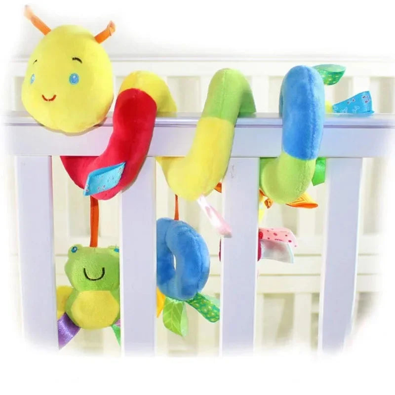 Soft Infant Crib Bed Stroller Toy Spiral Baby Toy for Newborn Gift Car Seat Educational Rattles Baby Towel Bebe Toys 0-12 Months