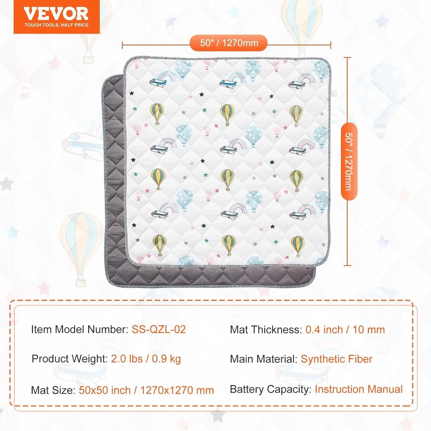 Baby crawling Mat, Non-slip